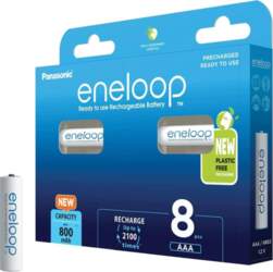 Panasonic Eneloop, battery (AAA (Micro), 8