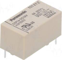 Panasonic Relay: electromagnetic | Ucoil: 12VDC