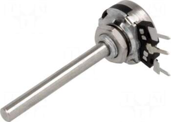 PIHER Potentiometer: shaft | single turn