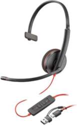 Poly Blackwire 3210 Mono USB-C/A austiņas