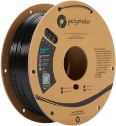 Polymaker PETG materiāls PolyLite Black, 1kg