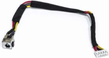 Power jack with cable, HP DV2000