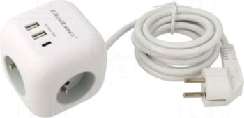 QOLTEC Plug socket strip: supply |