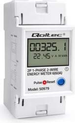 Qoltec Single-phase electronic energy consumption meter