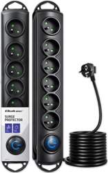 Qoltec Surge protector | 6 sockets