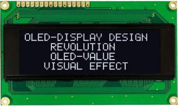 RAYSTAR OPTRONICS Display: OLED | alphanumeric