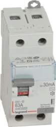 RCCB DX3 2 pole 63A type