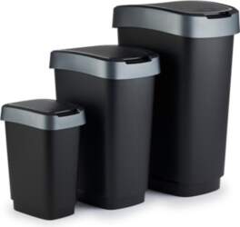 ROTHO Twist Silver - trash bin
