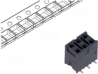 SAMTEC Connector: pin strips | socket