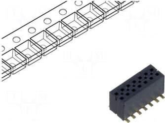 SAMTEC Connector: pin strips | socket
