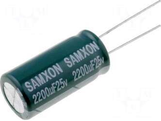 SAMXON Capacitor: electrolytic | low impedance