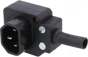 SCHURTER Connector: AC supply | plug