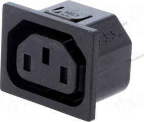 SCHURTER Connector: AC supply | socket