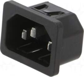 SCHURTER Connector: AC supply | socket
