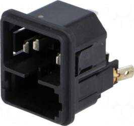 SCHURTER Connector: AC supply | socket