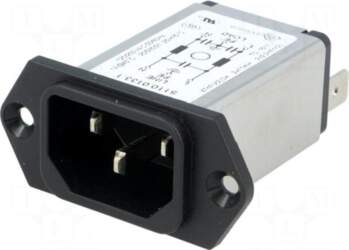 SCHURTER Connector: AC supply | socket