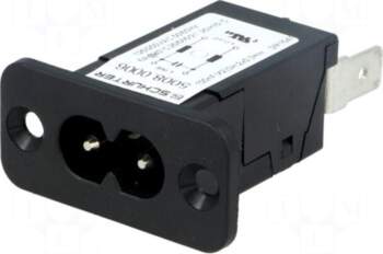 SCHURTER Connector: AC supply | socket