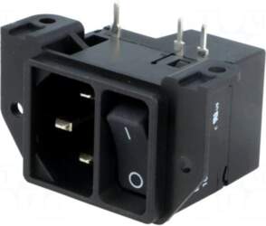 SCHURTER Connector: AC supply | socket