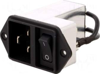 SCHURTER Connector: AC supply | socket