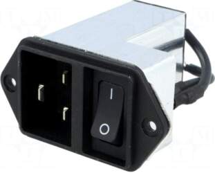 SCHURTER Connector: AC supply | socket