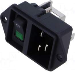 SCHURTER Connector: AC supply | socket
