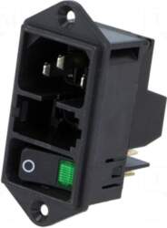 SCHURTER Connector: AC supply | socket