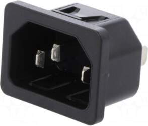SCHURTER Connector: AC supply | socket