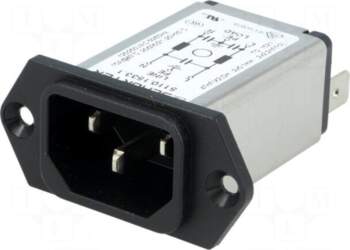 SCHURTER Connector: AC supply | socket