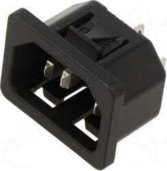 SCHURTER Connector: AC supply | socket