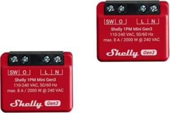 Shelly 1PM Mini Gen3 Set of