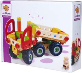 Simba-Dickie Eichhorn Constructor Trucks, construction toy