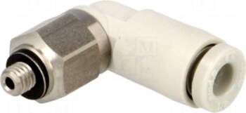 SMC Push-in fitting | threaded,angled
