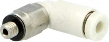 SMC Push-in fitting | threaded,angled