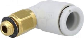 SMC Push-in fitting | threaded,angled
