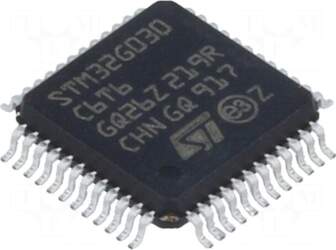 STMicroelectronics IC: STM32 ARM microcontroller |