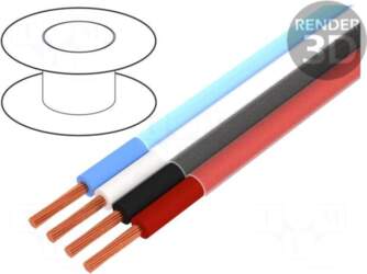 TASKER Wire: loudspeaker cable | 4x1mm2