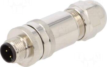 TE Connectivity Connector: M12 | plug