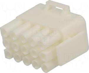 TE Connectivity Connector: wire-wire/PCB | plug