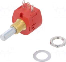 TE Connectivity Potentiometer: shaft | single