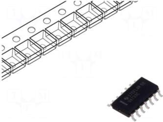 TEXAS INSTRUMENTS IC: video amplifier |