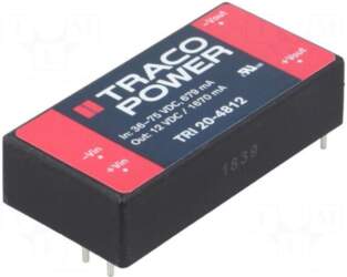 TRACO POWER Converter: DC/DC | 20W