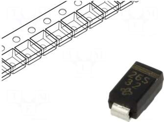 VISHAY Diode: Schottky rectifying | SMA