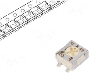 VISHAY Potentiometer: mounting | single turn