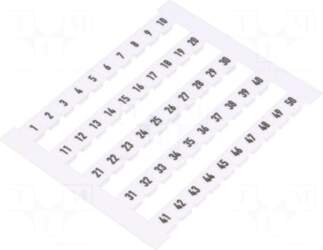 WEIDMÜLLER Marker | white | Width: