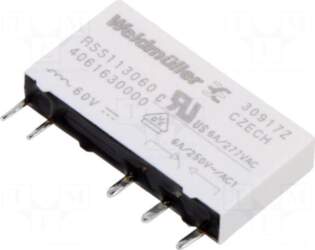 WEIDMÜLLER Relay: electromagnetic | Ucoil: 60VDC