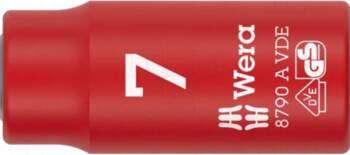 WERA Socket: 6-angles | insulated,socket