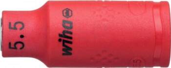 WIHA Socket: 6-angles | insulated,socket
