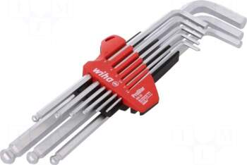 WIHA Wrench: hex key-set | spherical
