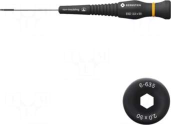 BERNSTEIN Screwdriver: precision | hex key