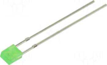 BIVAR LED | green | 2x3mm